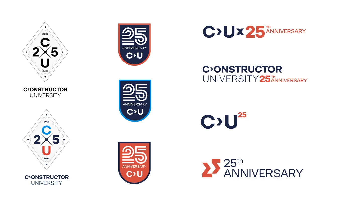 Badges, shields and typographic combinations.