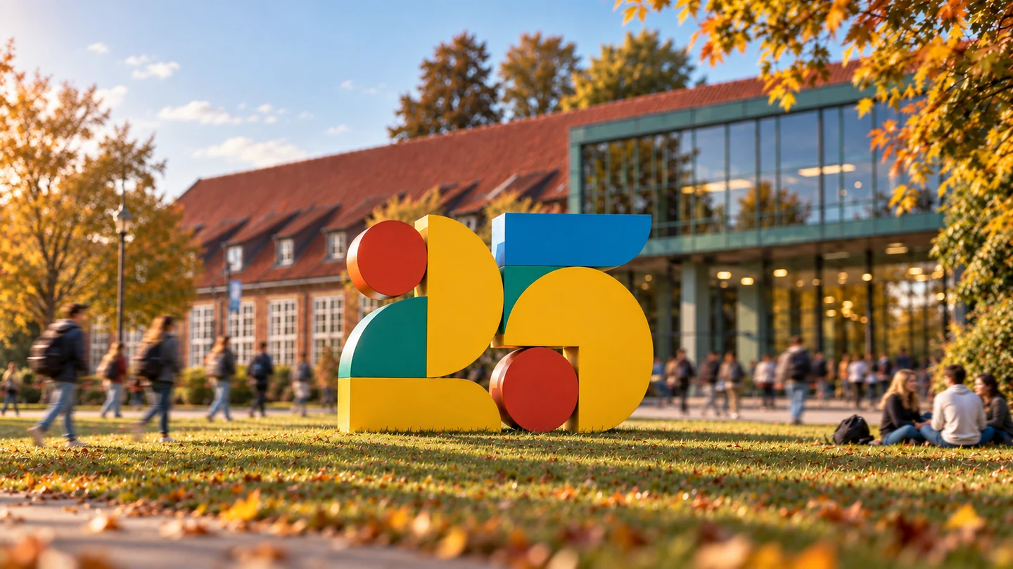 A campus installation concept gives 25 a physical presence.